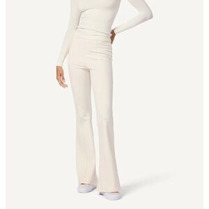 SABLYN Bailey Pintuck Flare Cream High Rise Leggings sz XS